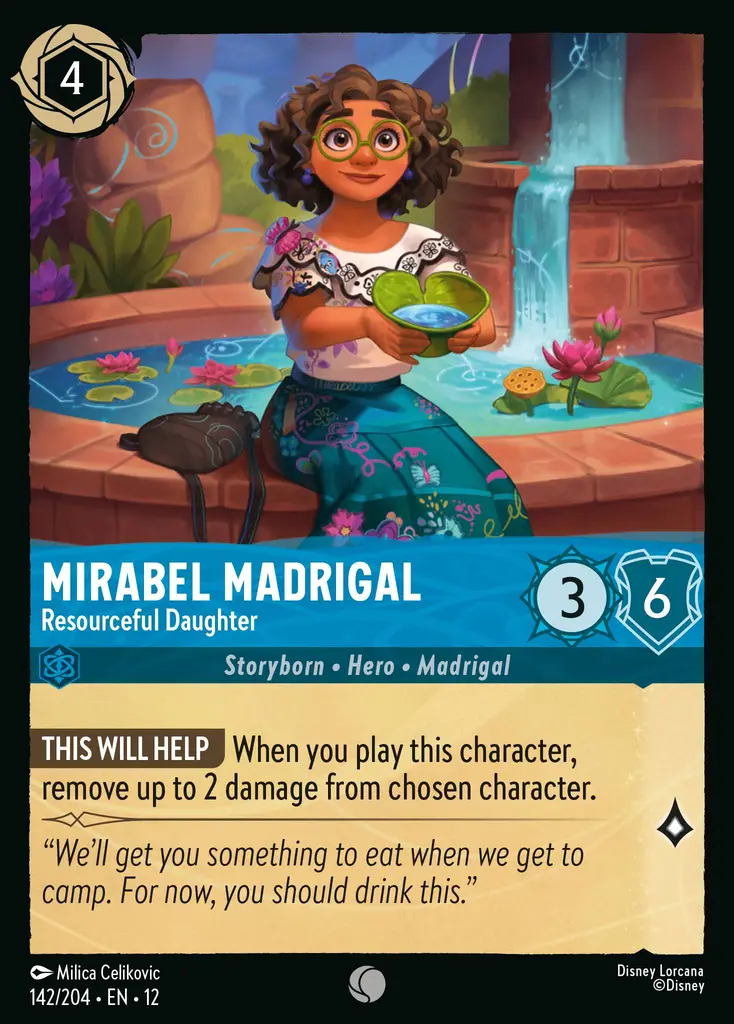 Mirabel Madrigal - Resourceful Daughter | Wilds Unknown #142 (Near Mint) | Disney Lorcana Single Australia (Near Mint)