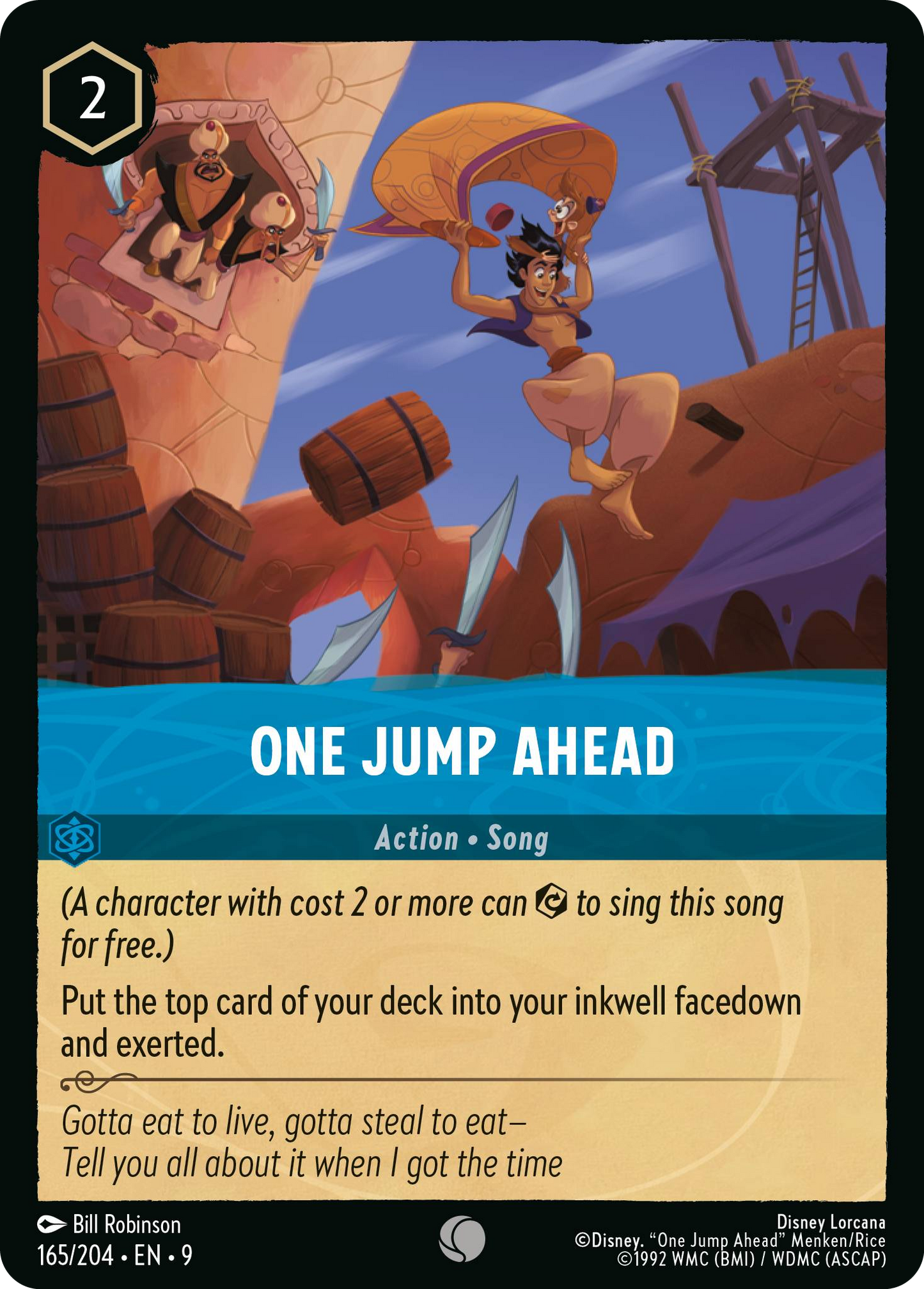 One Jump Ahead | Fabled #165 (Near Mint Foil) | Disney Lorcana Single Australia (Near Mint)