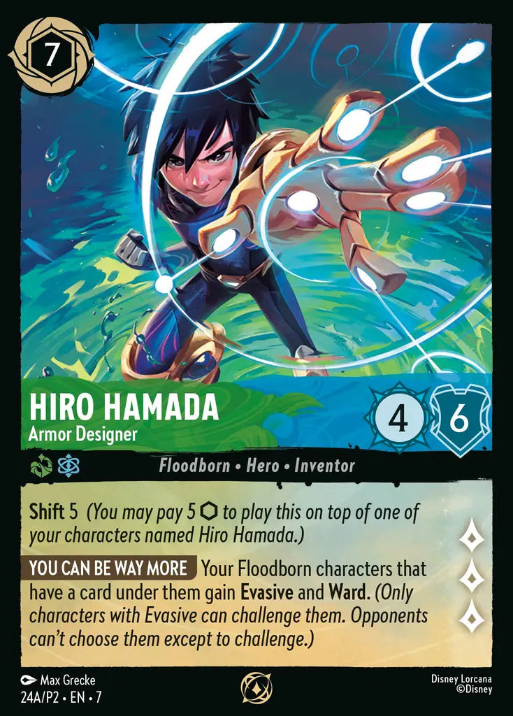 Hiro Hamada – Armor Designer – Archazia’s Island Set Championship Participant Promo #24B/P2 | Disney Lorcana Single Australia (Near Mint)