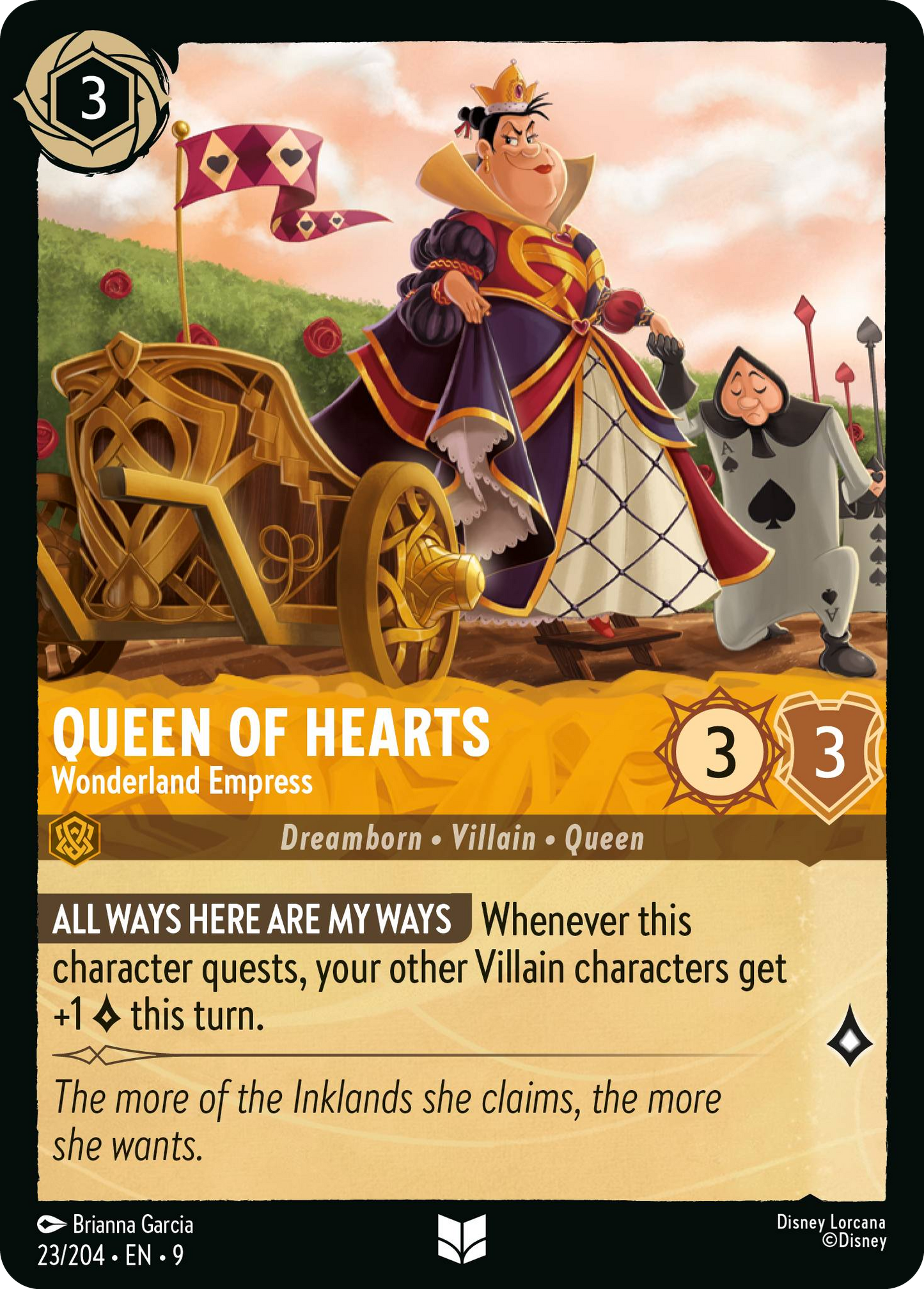 Queen of Hearts - Wonderland Empress | Fabled #23 (Near Mint) | Disney Lorcana Single Australia (Near Mint)