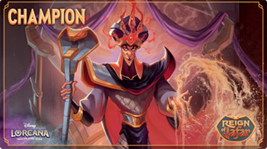 Disney Lorcana Set Championship Champion Playmat – Reign of Jafar (Jafar - High Sultan of Lorcana)