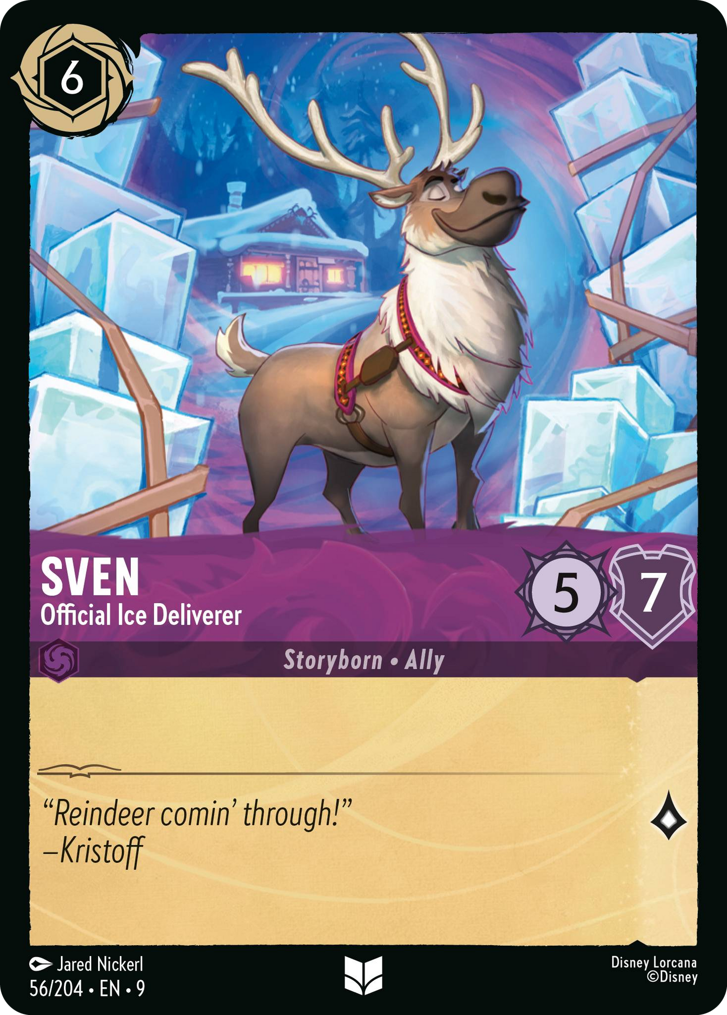 Sven - Official Ice Deliverer | Fabled #56 (Near Mint) | Disney Lorcana Single Australia (Near Mint)
