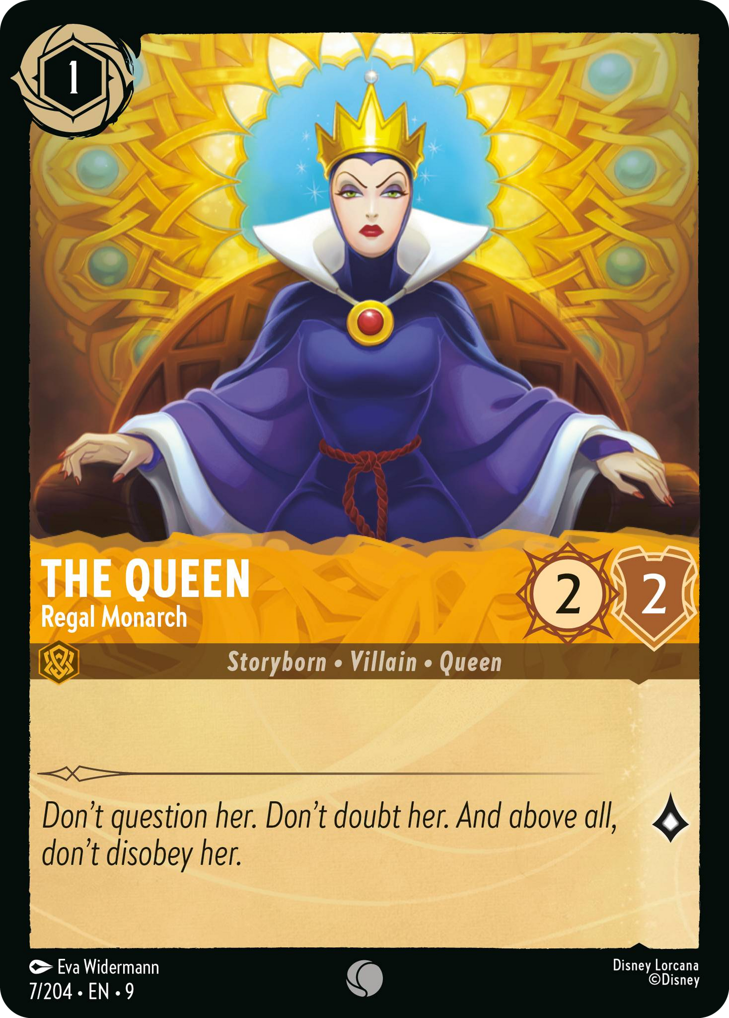 The Queen - Regal Monarch | Fabled #7 (Near Mint) | Disney Lorcana Single Australia (Near Mint)