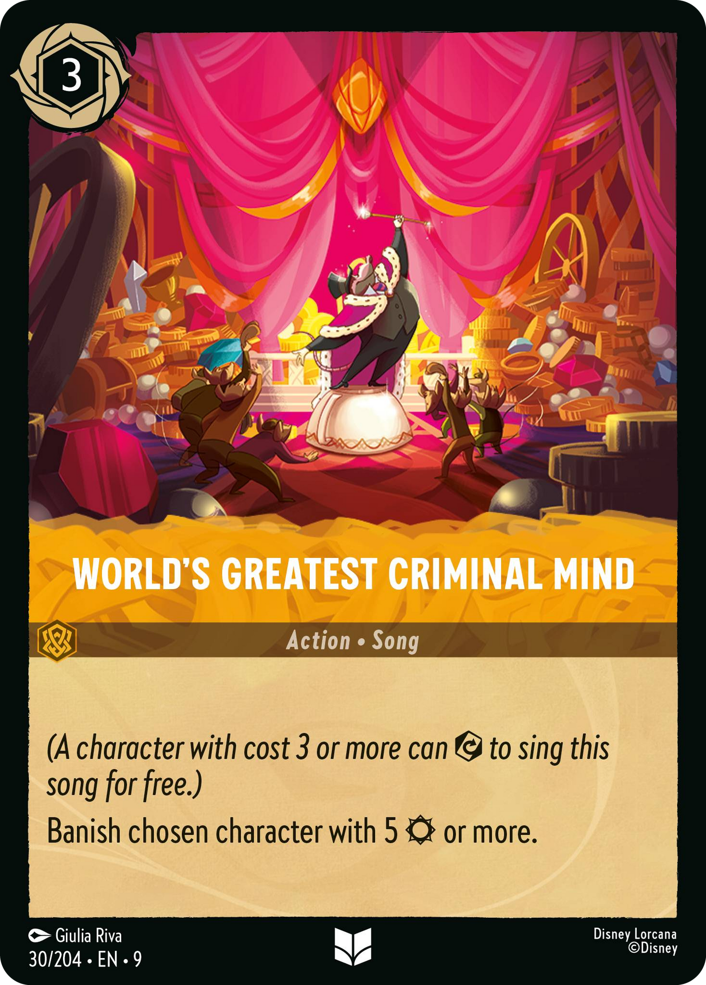 World's Greatest Criminal Mind | Fabled #30 (Near Mint Foil) | Disney Lorcana Single Australia (Near Mint)