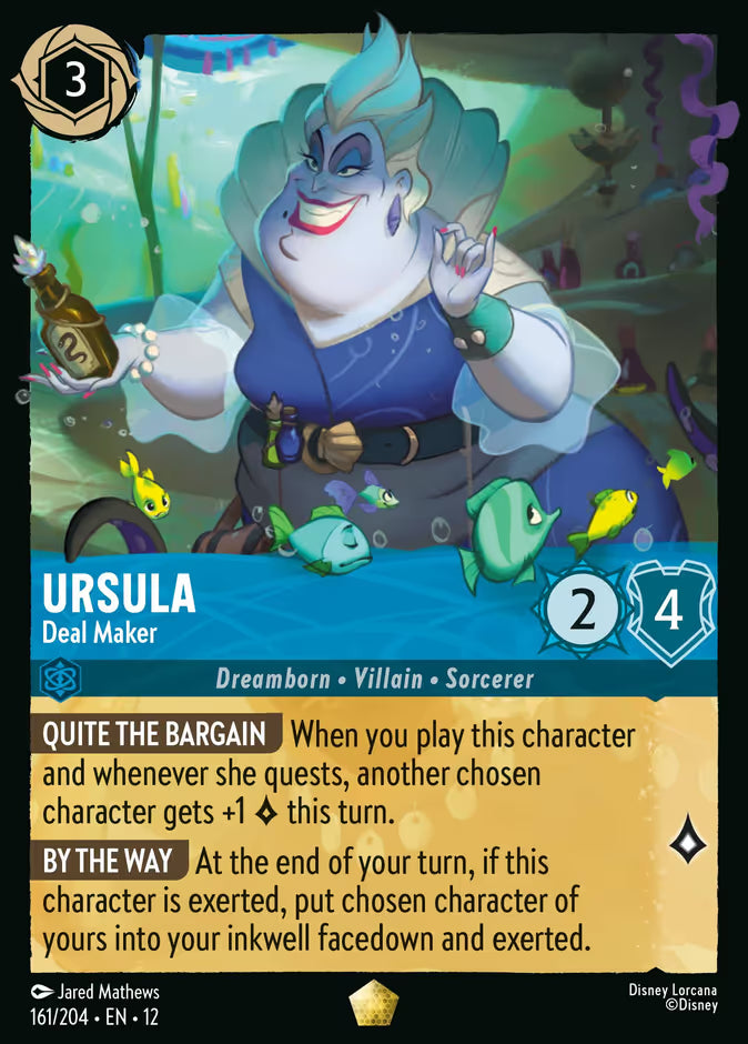 Ursula - Deal Maker | Wilds Unknown #161 (Near Mint) | Disney Lorcana Single Australia (Near Mint)