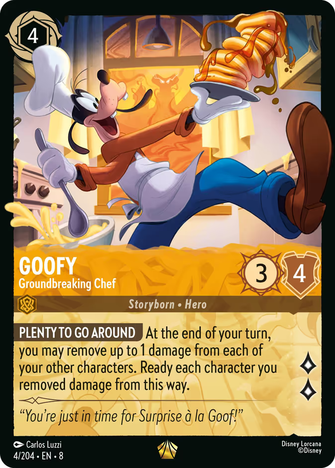 Goofy - Groundbreaking Chef | Reign of Jafar #4 (Near Mint Foil) | Disney Lorcana Single Australia (Near Mint)