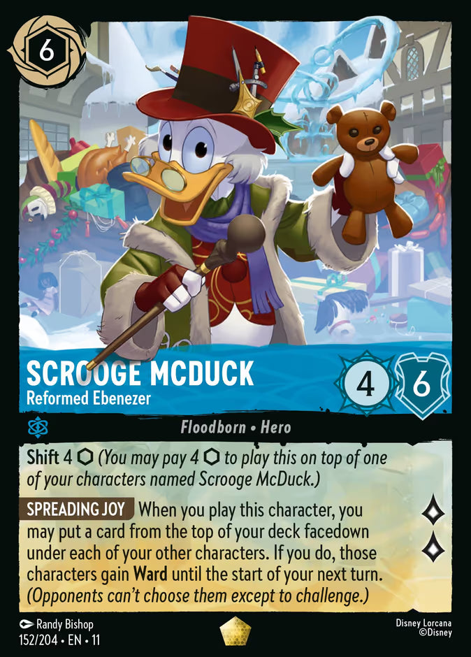 Scrooge McDuck - Reformed Ebenezer | Winterspell #152 (Near Mint Foil) | Disney Lorcana Single Australia (Near Mint)