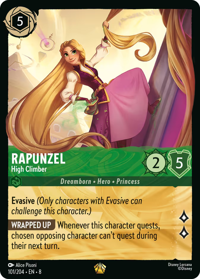 Rapunzel - High Climber | Reign of Jafar #101 (Near Mint) | Disney Lorcana Single Australia (Near Mint)