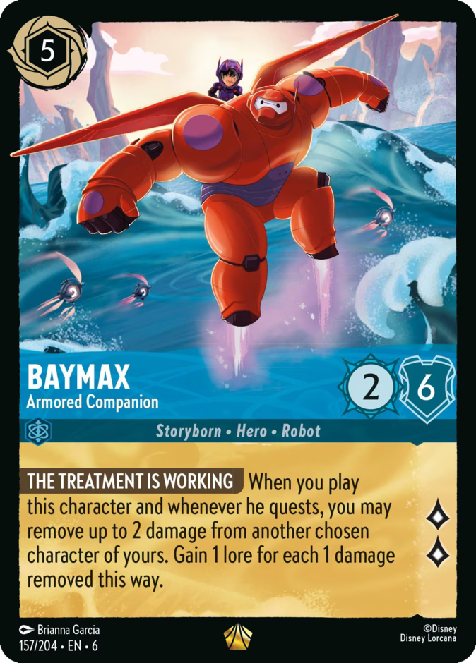 Baymax - Armored Companion | Azurite Sea #157 (Near Mint Foil) | Disney Lorcana Single Australia (Near Mint)