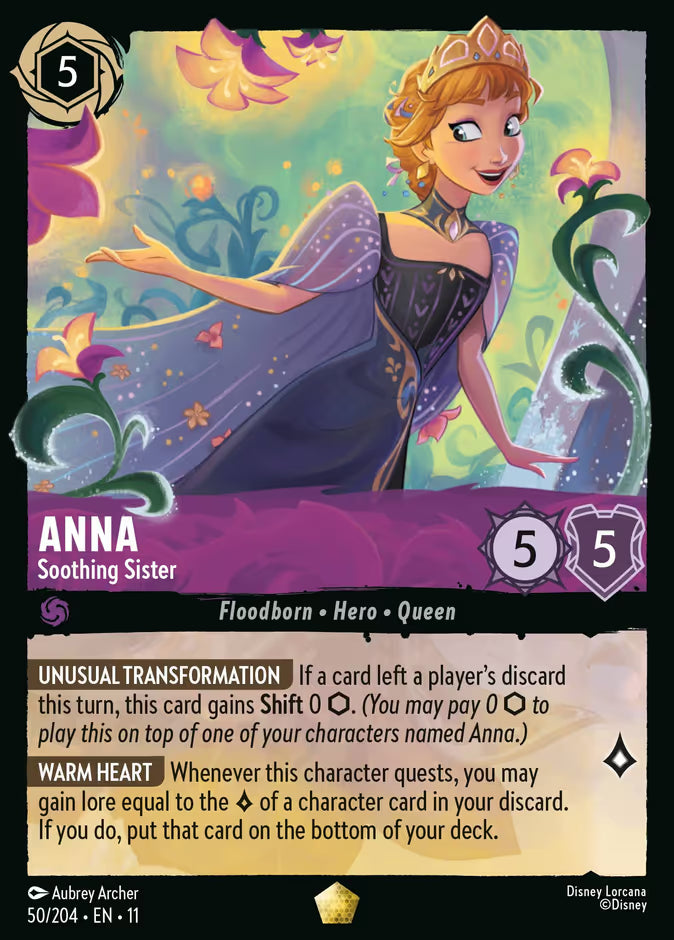 Anna - Soothing Sister | Winterspell #50 (Near Mint) | Disney Lorcana Single Australia (Near Mint)