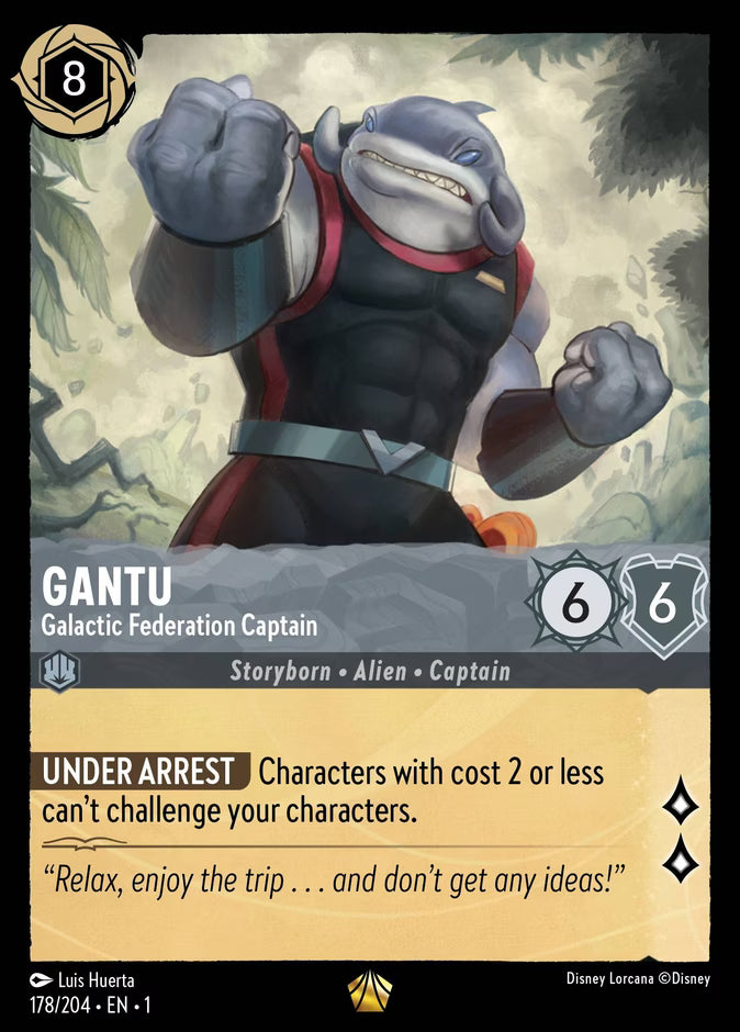 Gantu - Galactic Federation Captain | The First Chapter #178 (Near Mint) | Disney Lorcana Single Australia (Near Mint)