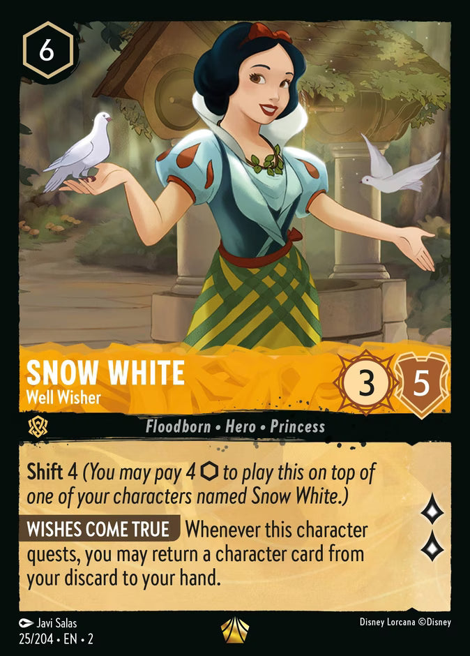Snow White - Well Wisher | Rise of the Floodborn #25 (Near Mint Foil) | Disney Lorcana Single Australia (Near Mint)
