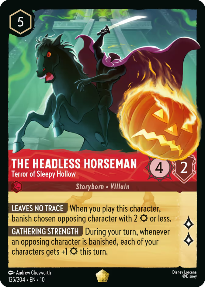 The Headless Horseman - Terror of Sleepy Hollow | Whispers in the Well #125 (Near Mint) | Disney Lorcana Single Australia (Near Mint)