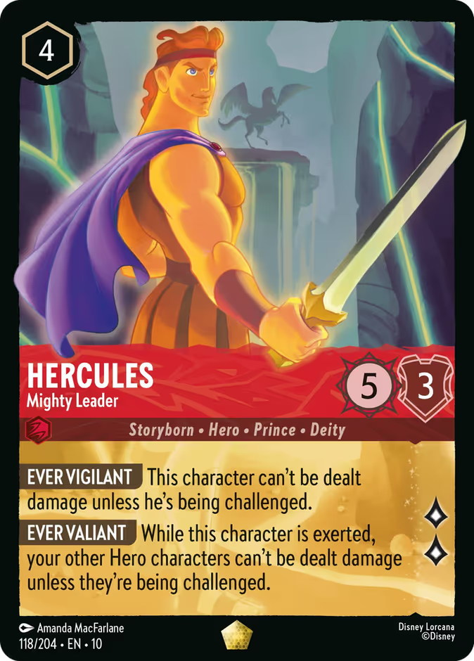 Hercules - Mighty Leader | Whispers in the Well #118 (Near Mint) | Disney Lorcana Single Australia (Near Mint)