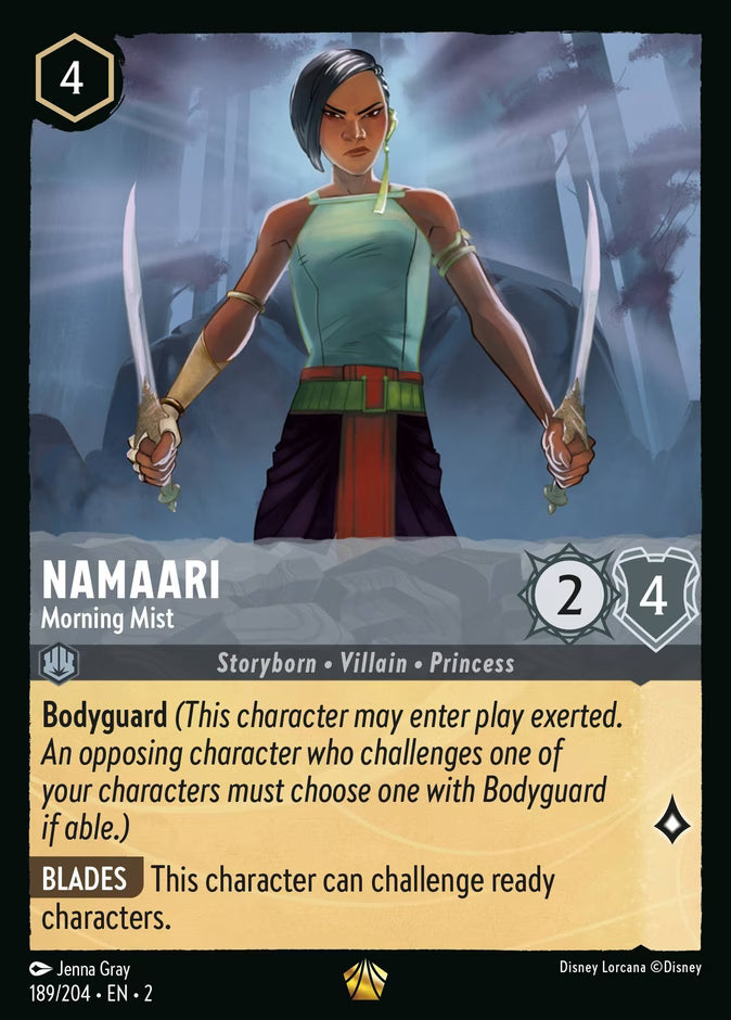 Namaari - Morning Mist | Rise of the Floodborn #189 (Near Mint Foil) | Disney Lorcana Single Australia (Near Mint)