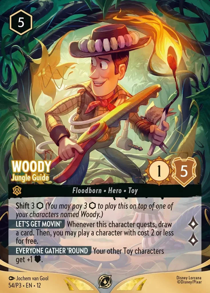 Woody - Jungle Guide Promo FOIL Wilds Unknown #54/P3