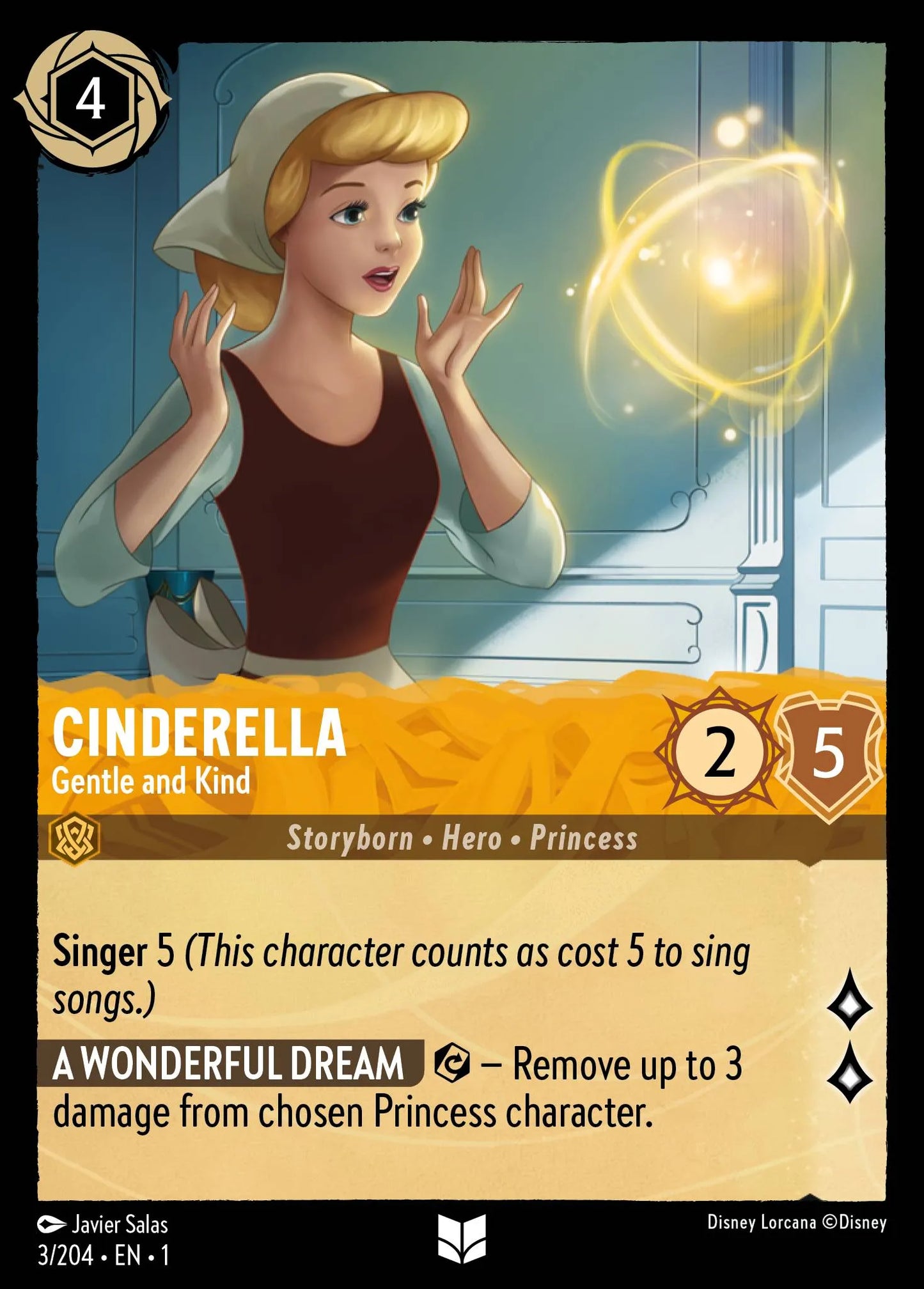 Cinderella - Gentle and Kind | The First Chapter #3 (Near Mint Foil) | Disney Lorcana Single Australia (Near Mint)
