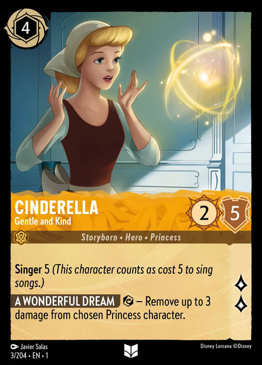 Cinderella - Gentle and Kind | The First Chapter #3 (Near Mint Foil) | Disney Lorcana Single Australia (Near Mint)