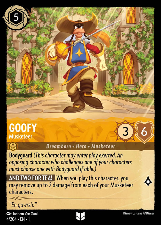 Goofy - Musketeer | The First Chapter #4 (Near Mint) | Disney Lorcana Single Australia (Near Mint)