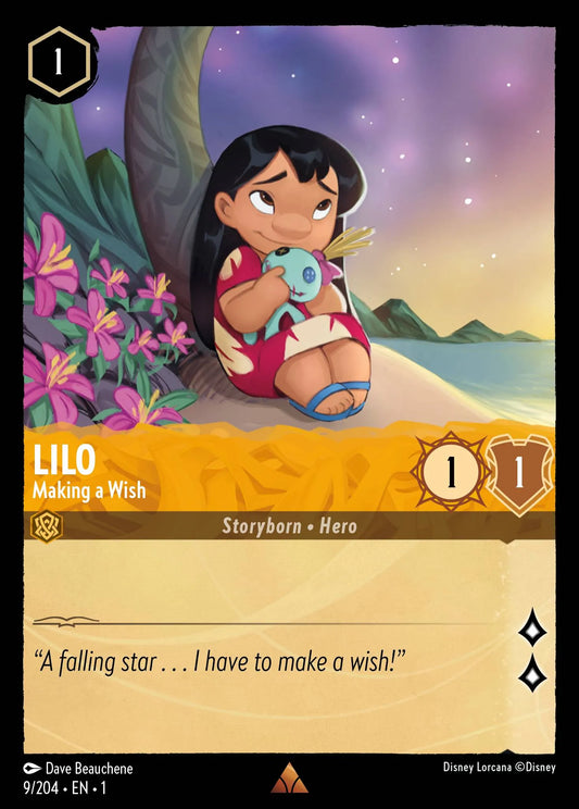 Lilo - Making a Wish | The First Chapter #9 (Near Mint Foil) | Disney Lorcana Single Australia (Near Mint)