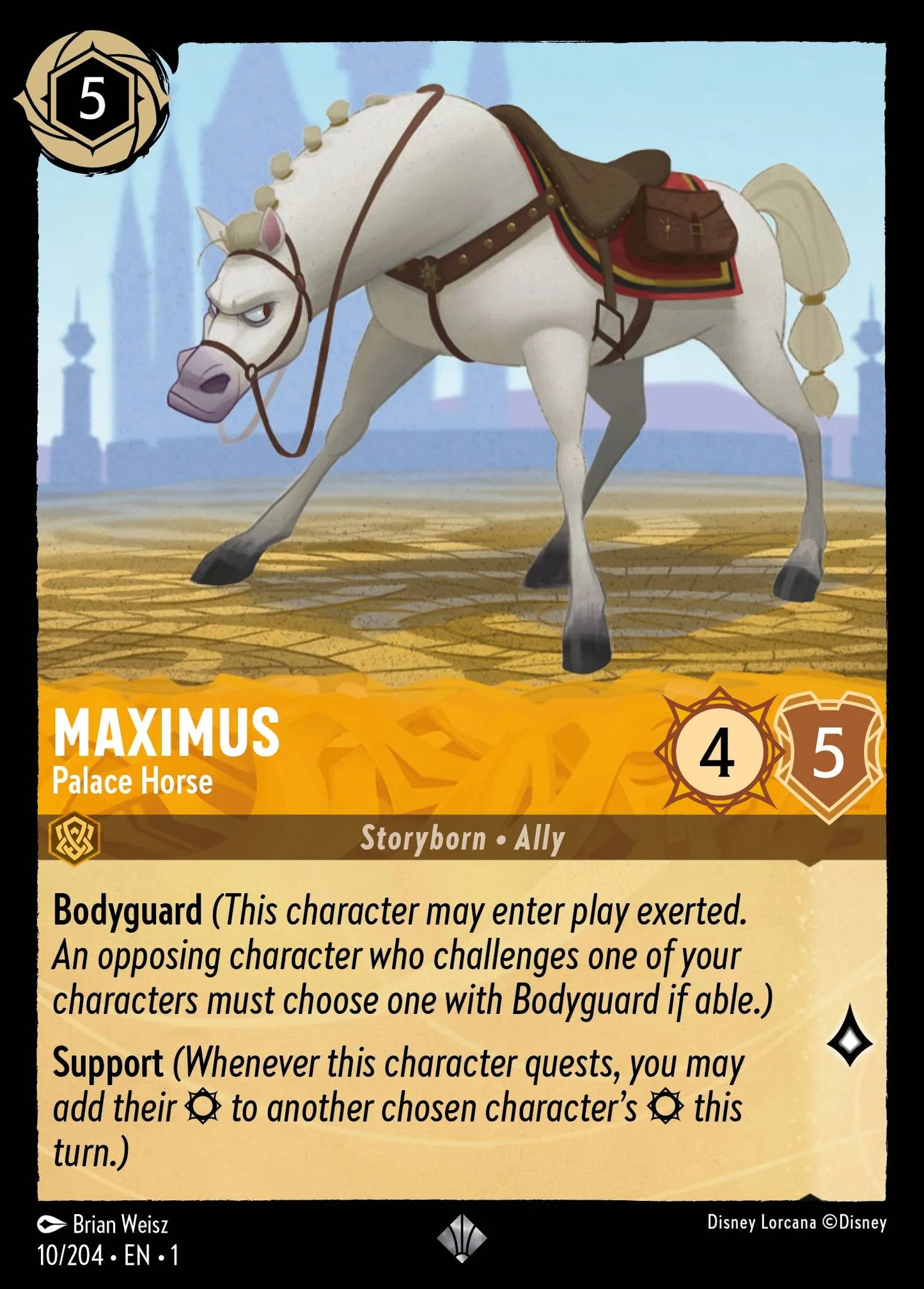 Maximus - Palace Horse | The First Chapter #10 (Near Mint) | Disney Lorcana Single Australia (Near Mint)