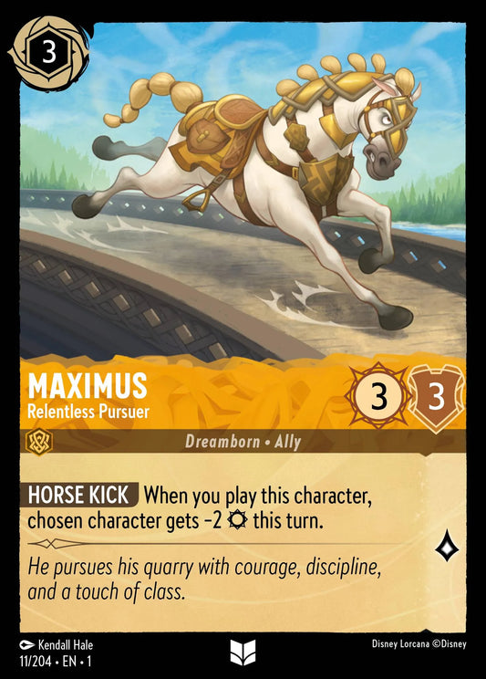 Maximus - Relentless Pursuer | The First Chapter #11 (Near Mint Foil) | Disney Lorcana Single Australia (Near Mint)