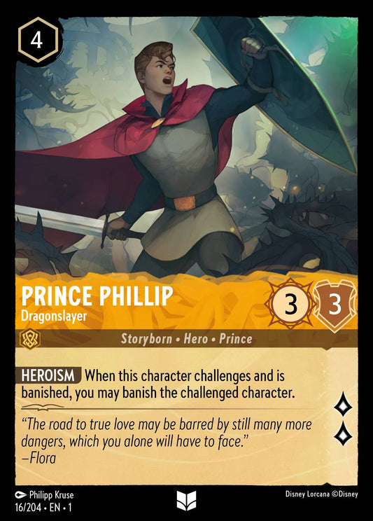 Prince Phillip - Dragonslayer | The First Chapter #16 (Near Mint Foil) | Disney Lorcana Single Australia (Near Mint)