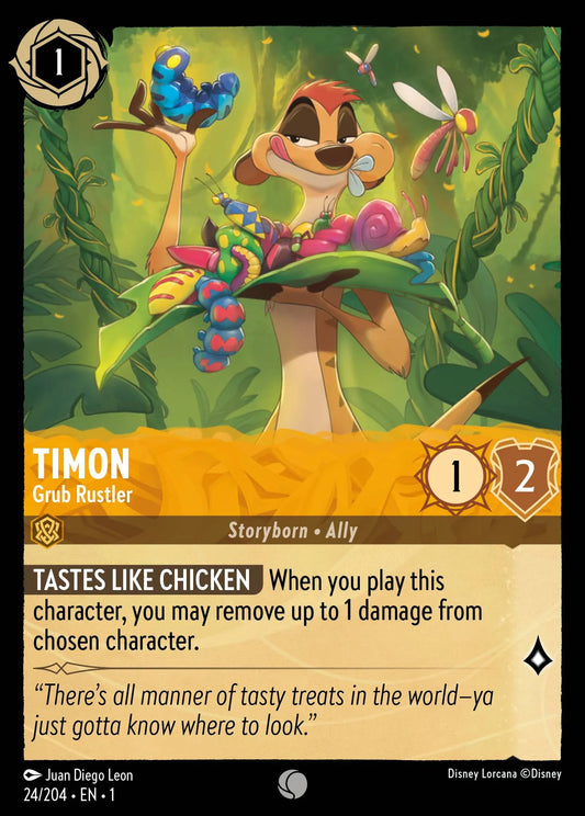 Timon - Grub Rustler | The First Chapter #24 (Near Mint) | Disney Lorcana Single Australia (Near Mint)