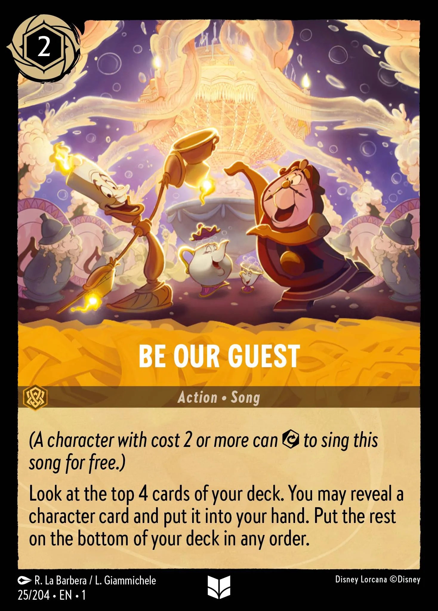 Be Our Guest | The First Chapter #25 (Near Mint Foil) | Disney Lorcana Single Australia (Near Mint)