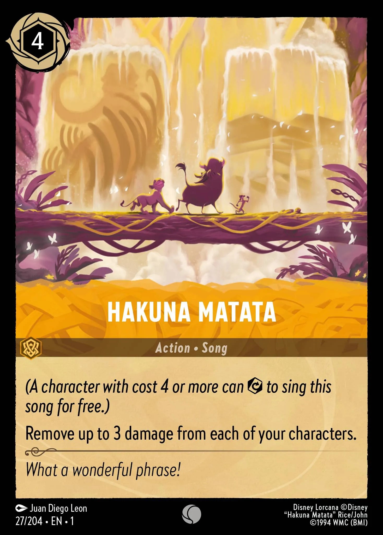 Hakuna Matata | The First Chapter #27 (Near Mint Foil) | Disney Lorcana Single Australia (Near Mint)