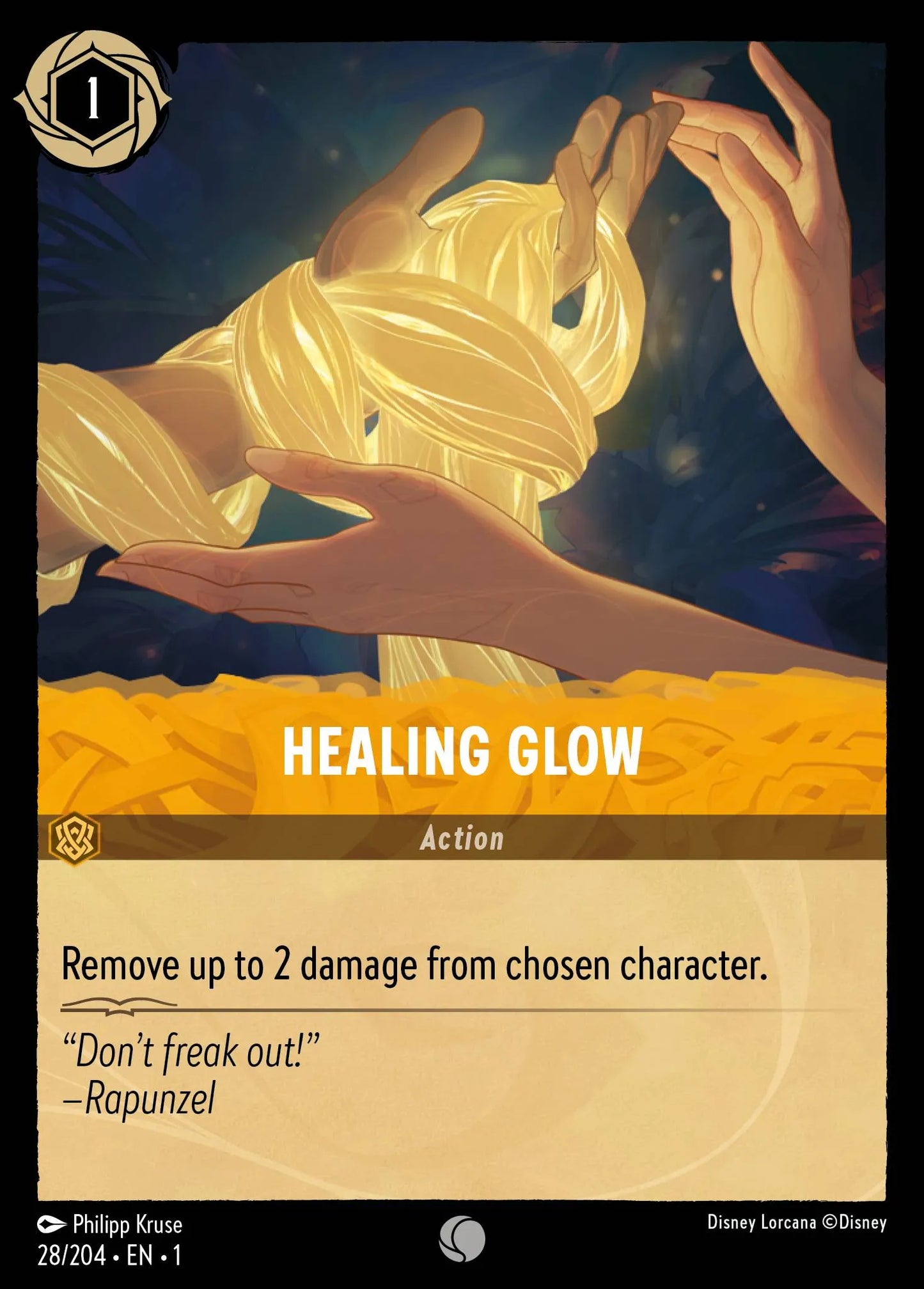 Healing Glow | The First Chapter #28 (Near Mint Foil) | Disney Lorcana Single Australia (Near Mint)