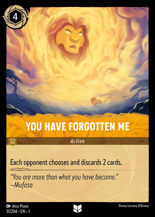 You Have Forgotten Me | The First Chapter #31 (Near Mint) | Disney Lorcana Single Australia (Near Mint)