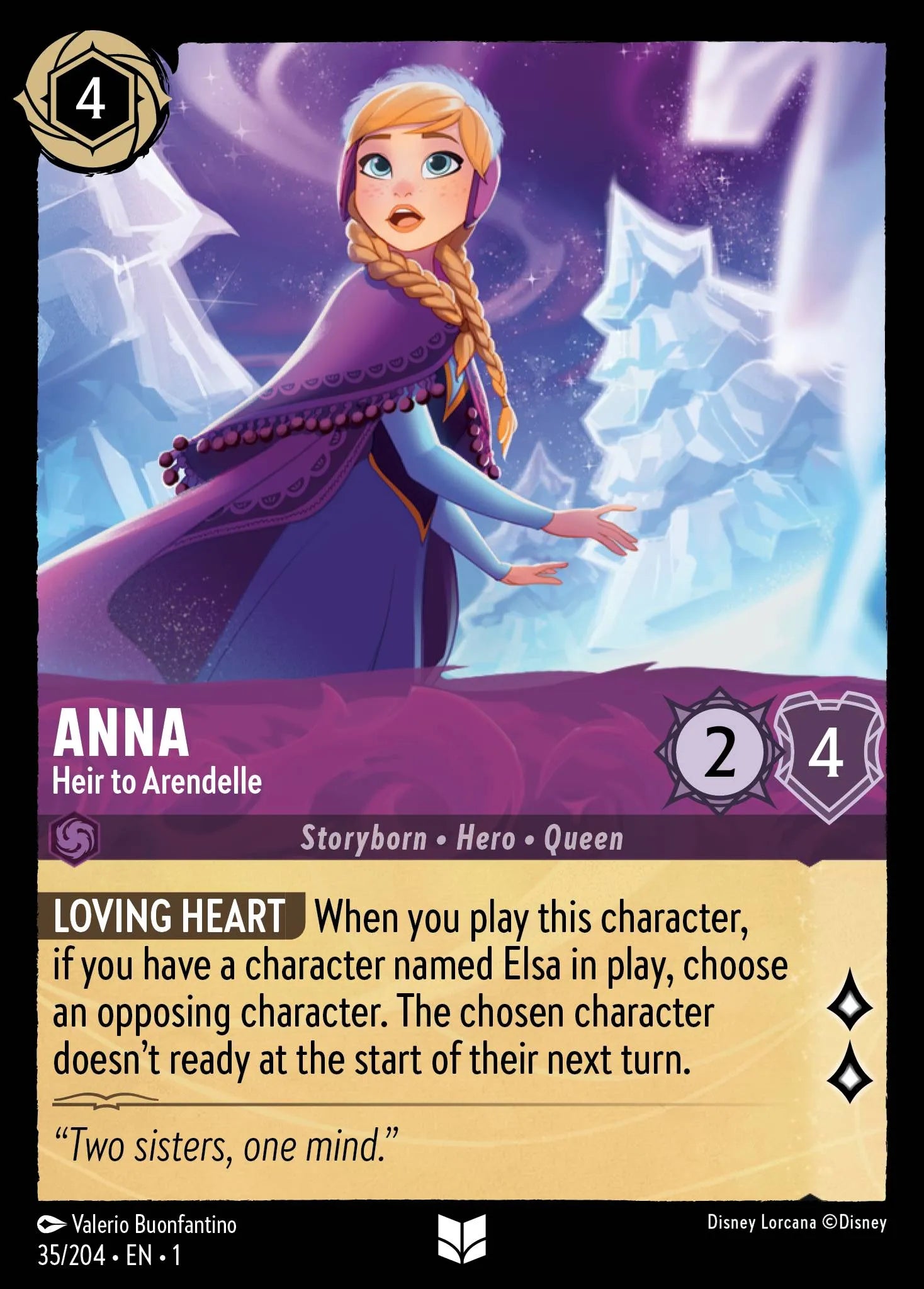 Anna - Heir to Arendelle | The First Chapter #35 (Near Mint) | Disney Lorcana Single Australia (Near Mint)