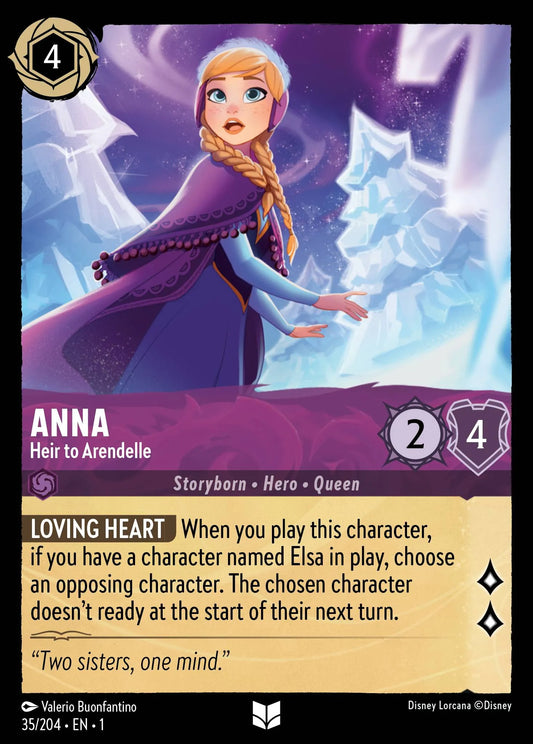 Anna - Heir to Arendelle | The First Chapter #35 (Near Mint) | Disney Lorcana Single Australia (Near Mint)