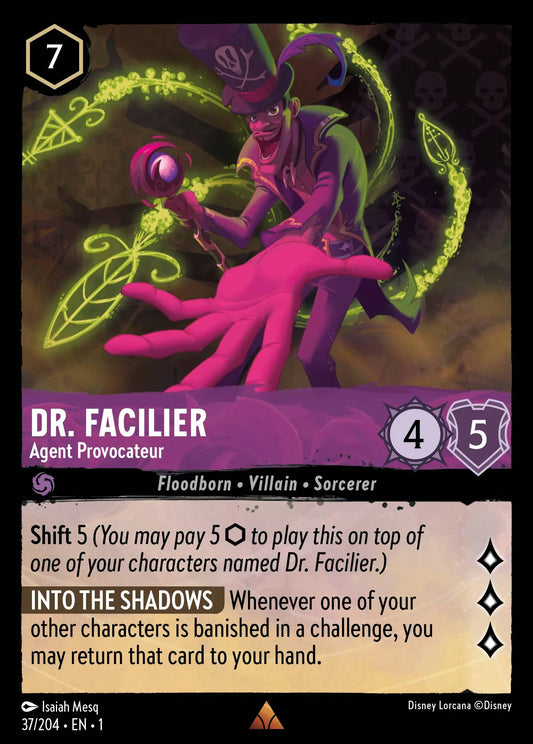 Dr. Facilier - Agent Provocateur | The First Chapter #37 (Near Mint) | Disney Lorcana Single Australia (Near Mint)