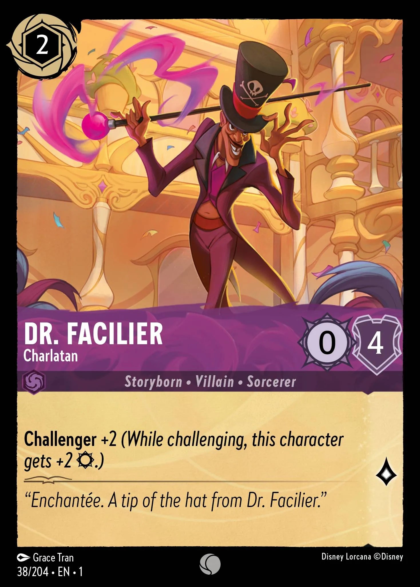 Dr. Facilier - Charlatan | The First Chapter #38 (Near Mint) | Disney Lorcana Single Australia (Near Mint)