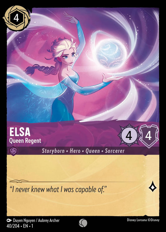 Elsa - Queen Regent | The First Chapter #40 (Near Mint Foil) | Disney Lorcana Single Australia (Near Mint)