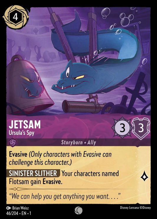 Jetsam - Ursula’s Spy | The First Chapter #46 (Near Mint Foil) | Disney Lorcana Single Australia (Near Mint)