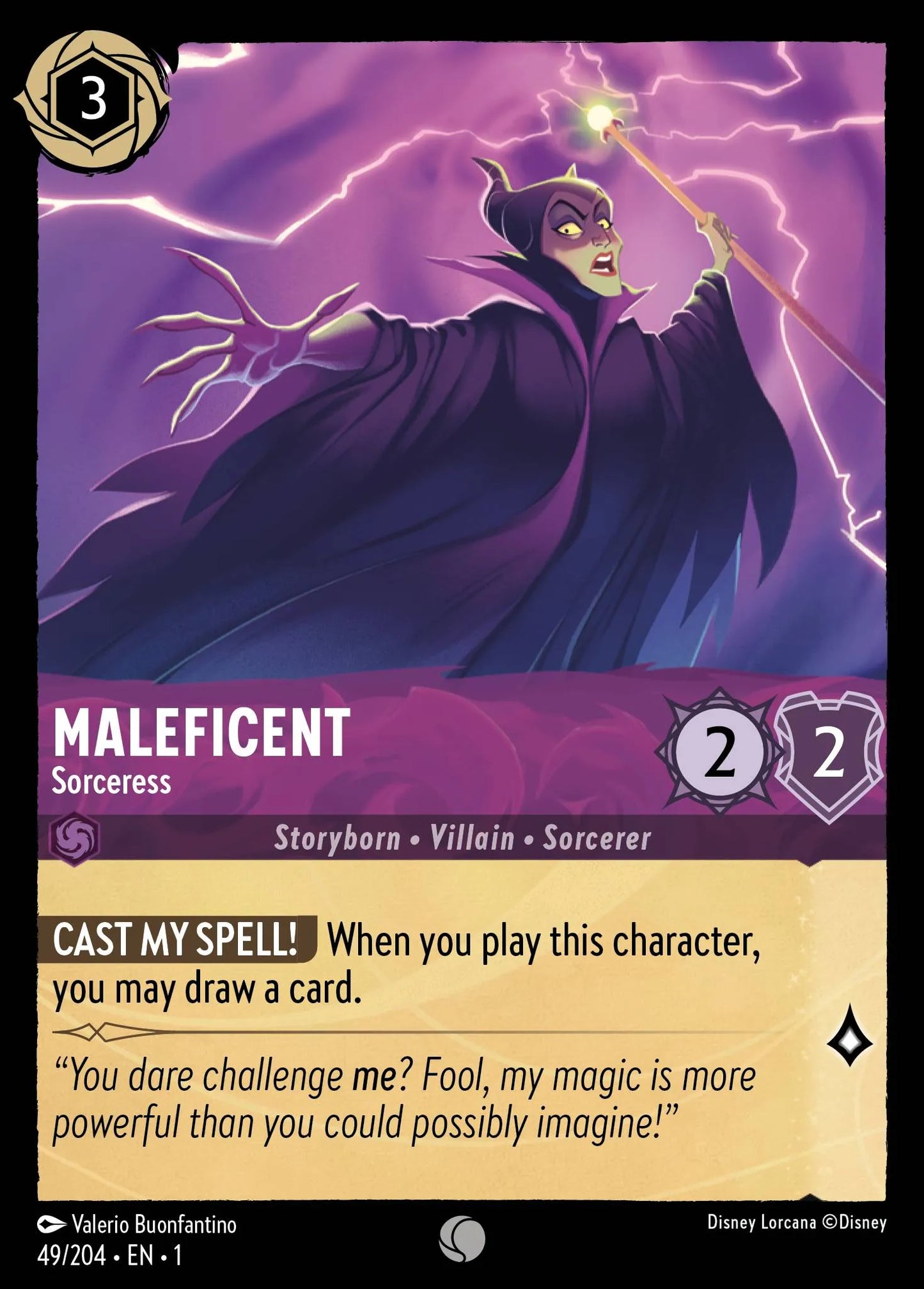 Maleficent - Sorceress | The First Chapter #49 (Near Mint) | Disney Lorcana Single Australia (Near Mint)