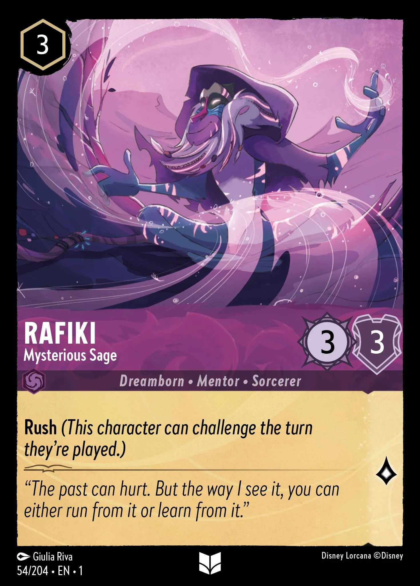 Rafiki - Mysterious Sage | The First Chapter #54 (Near Mint Foil) | Disney Lorcana Single Australia (Near Mint)
