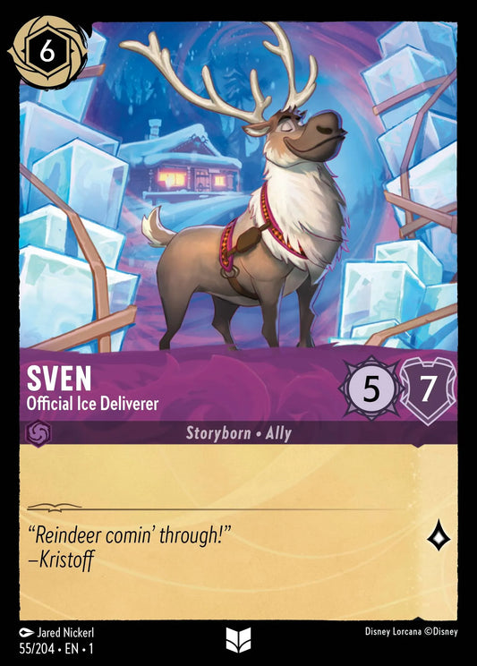 Sven - Official Ice Deliverer | The First Chapter #55 (Near Mint) | Disney Lorcana Single Australia (Near Mint)