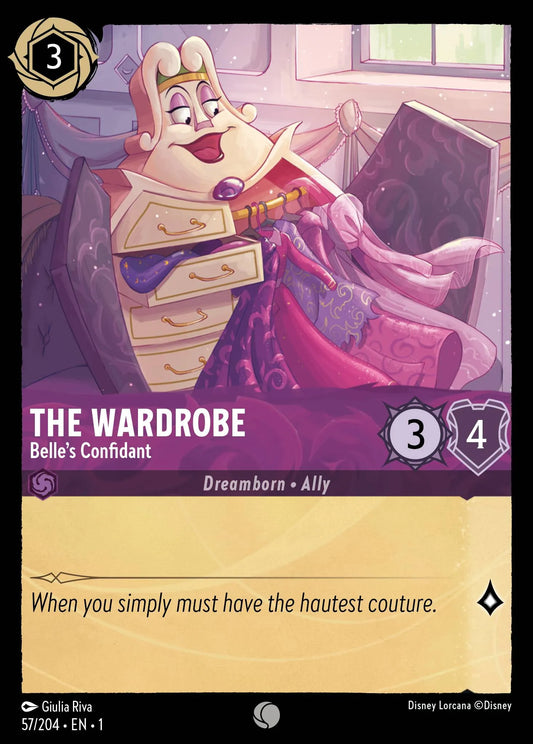 The Wardrobe - Belle’s Confidant | The First Chapter #57 (Near Mint Foil) | Disney Lorcana Single Australia (Near Mint)