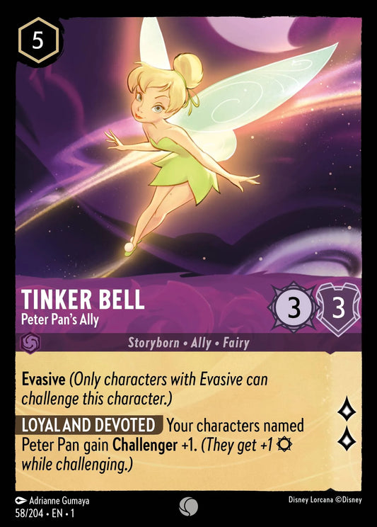 Tinker Bell - Peter Pan’s Ally | The First Chapter #58 (Near Mint) | Disney Lorcana Single Australia (Near Mint)