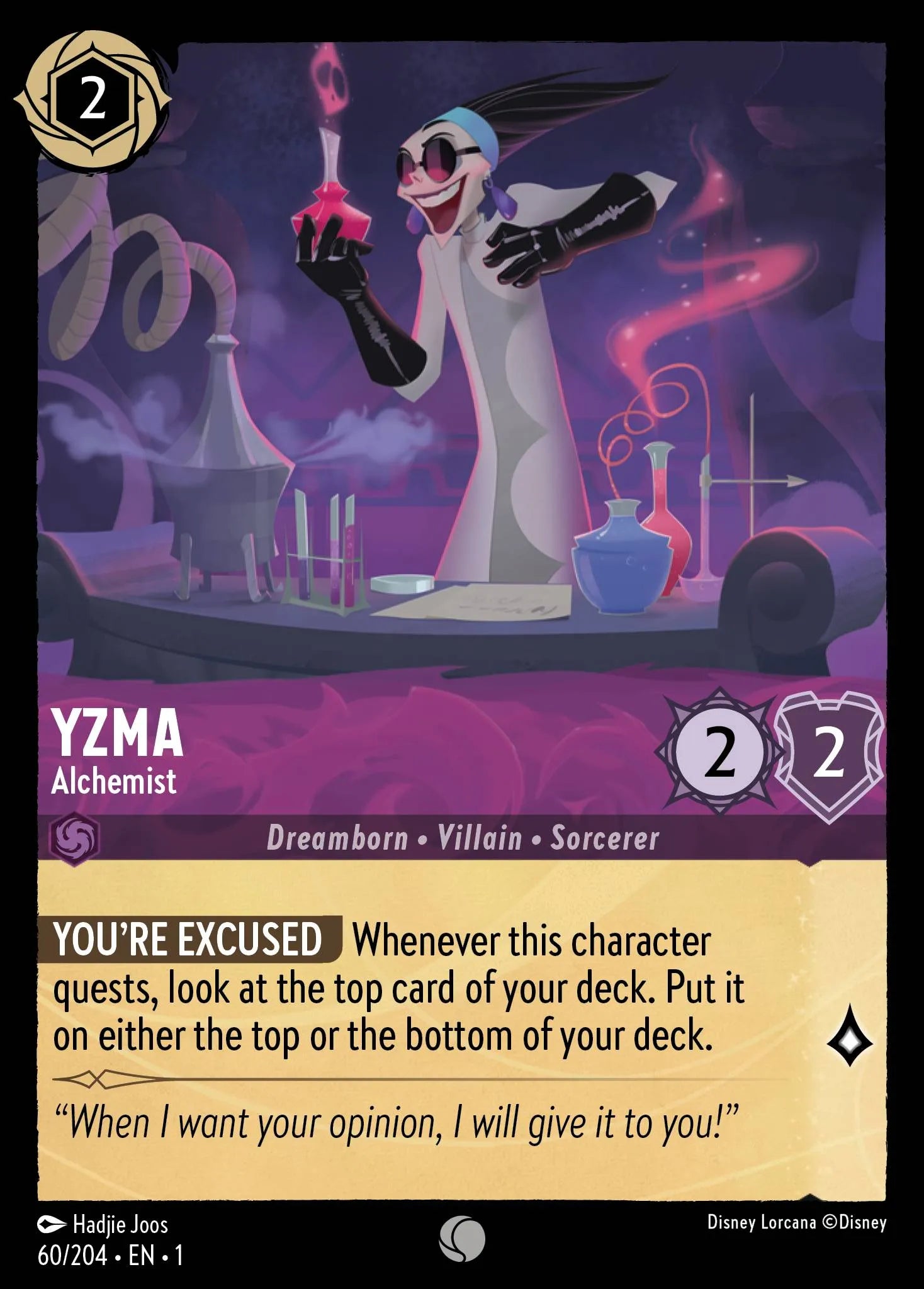 Yzma - Alchemist | The First Chapter #60 (Near Mint Foil) | Disney Lorcana Single Australia (Near Mint)