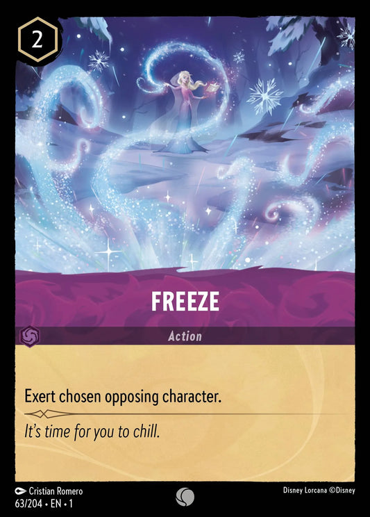 Freeze | The First Chapter #63 (Near Mint) | Disney Lorcana Single Australia (Near Mint)