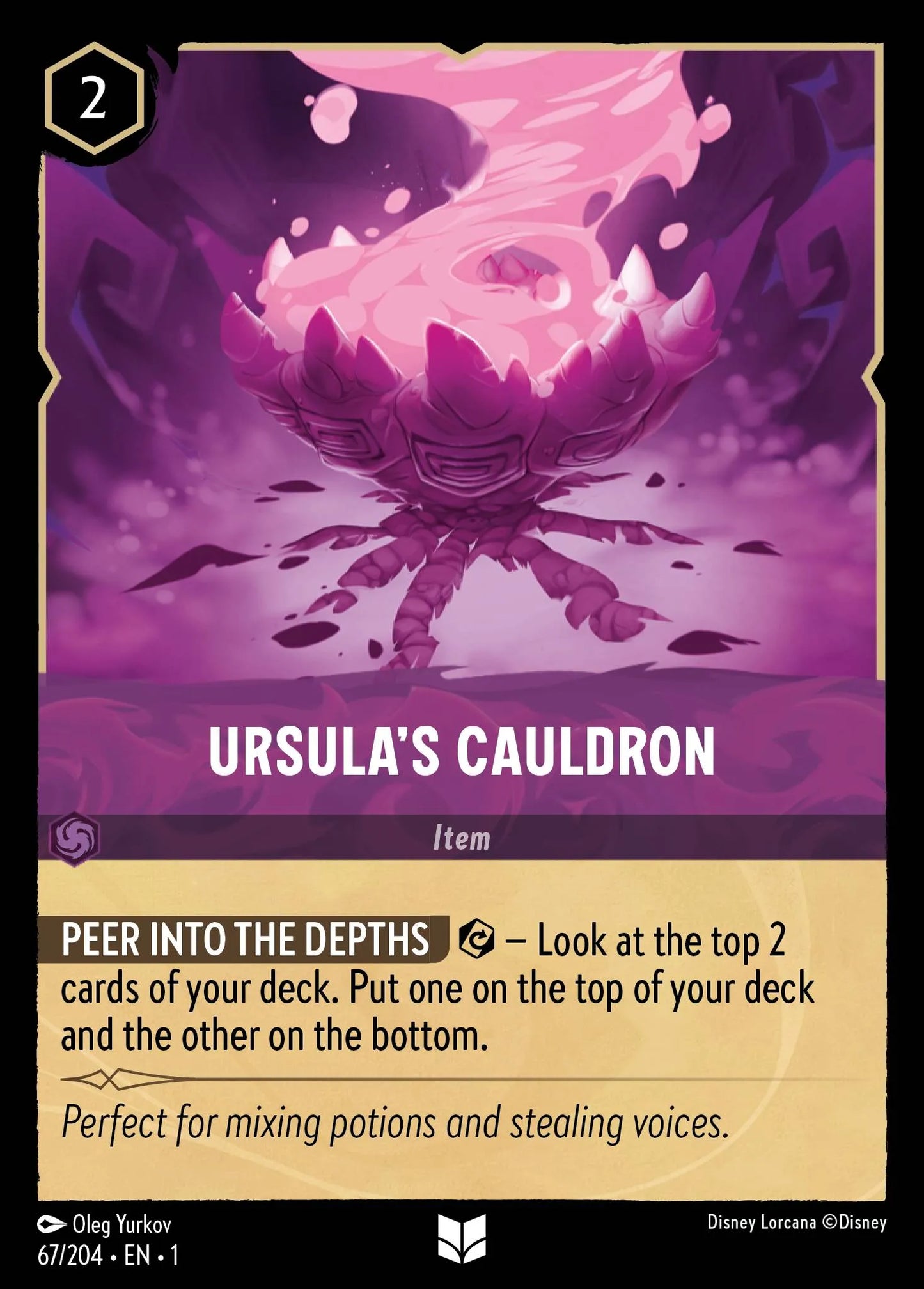 Ursula’s Cauldron | The First Chapter #67 (Near Mint) | Disney Lorcana Single Australia (Near Mint)