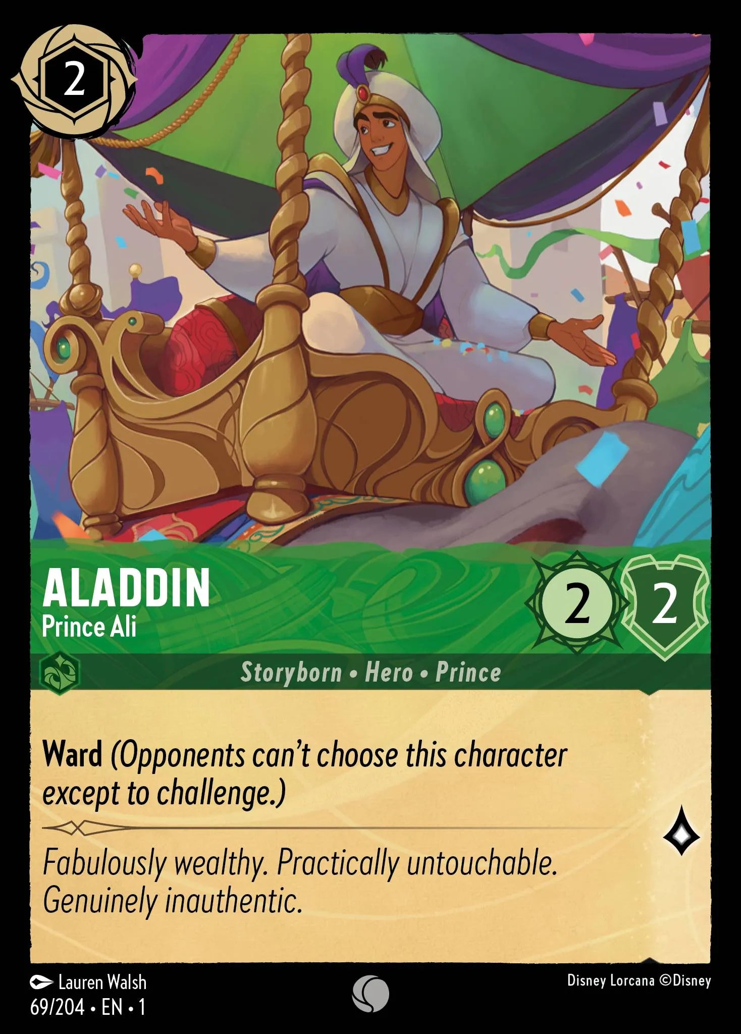 Aladdin - Prince Ali | The First Chapter #69 (Near Mint) | Disney Lorcana Single Australia (Near Mint)