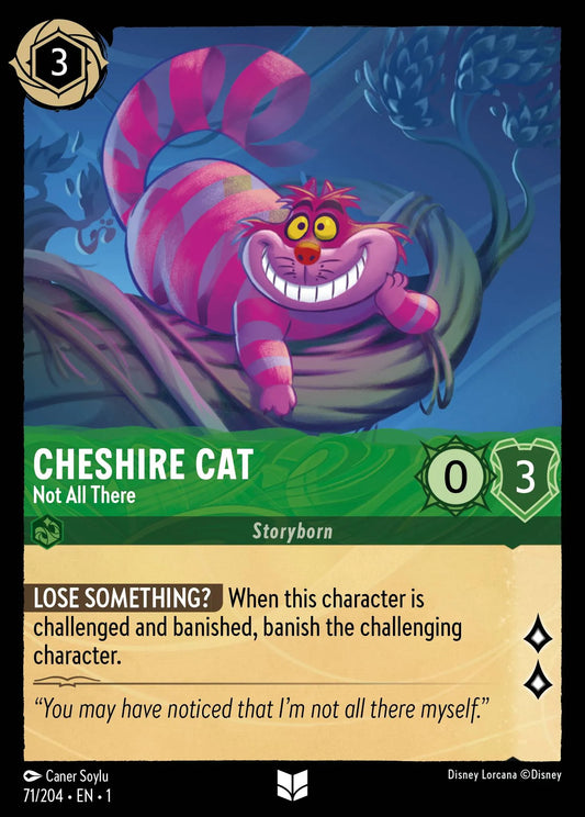 Cheshire Cat - Not All There | The First Chapter #71 (Near Mint Foil) | Disney Lorcana Single Australia (Near Mint)