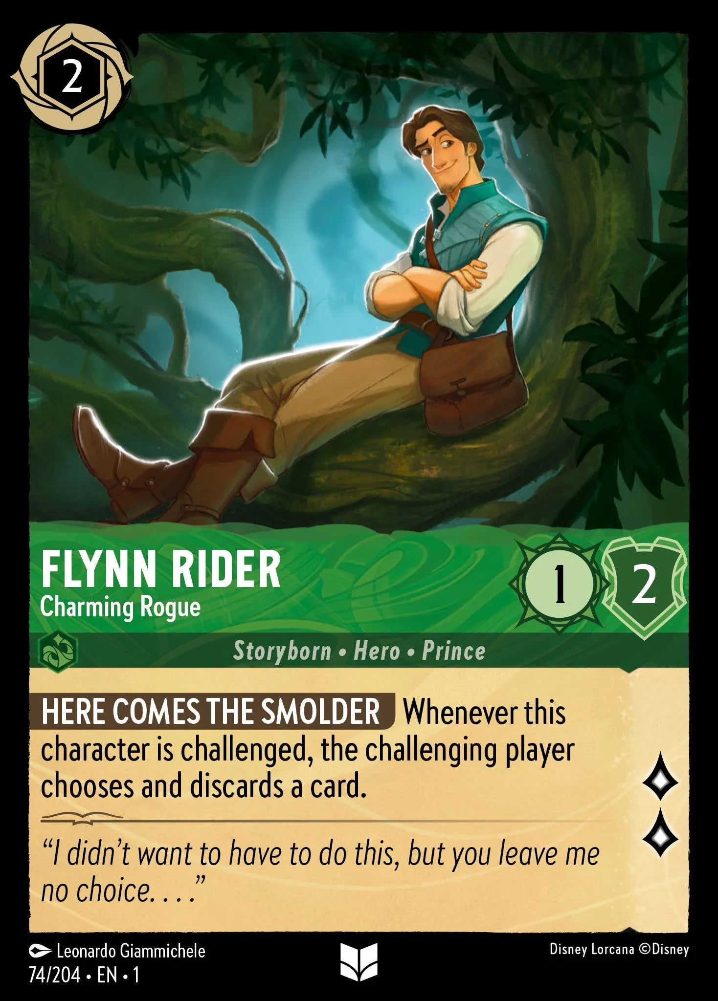 Flynn Rider - Charming Rogue | The First Chapter #74 (Near Mint) | Disney Lorcana Single Australia (Near Mint)