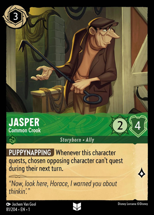 Jasper - Common Crook | The First Chapter #81 (Near Mint) | Disney Lorcana Single Australia (Near Mint)